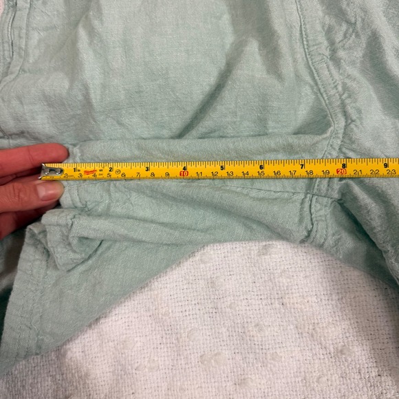 Katin Isaiah Local Shorts Linen Cotton Bld Drawstring Mint Green Medium - Picture 10 of 10